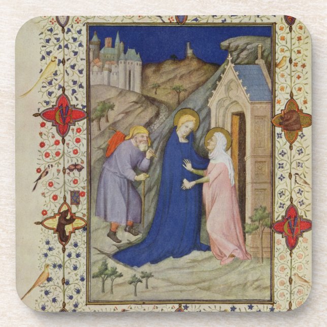 MS 11060-11061 Hours of Notre Dame: Laudes, The Vi Coaster (Front)