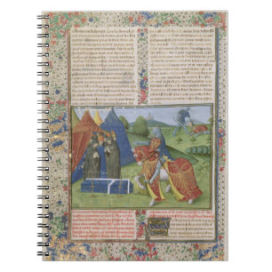 Ms 115 f.425v Lancelot Killing Sir Agravain (vellu Notebook