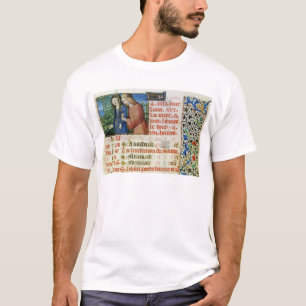 Ms 134 May: Courting Couple, from a Book of Hours T-Shirt