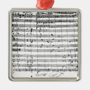 Ms.1548  Ouverture of the opera 'Don Giovanni' Metal Tree Decoration