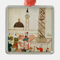 Ms 1671 A Bazaar in Istanbul, c.1580