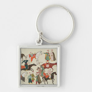 Ms 1671 A Horse Market, c.1580 Key Ring
