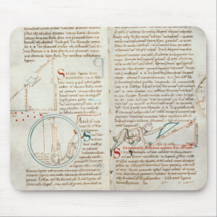 Ms 235 f.32 & 33 Geometry, from a 'Traite d'Astron Mouse Mat