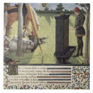 Ms. 2597 At Sunrise, Heart reads the inscription o Tile