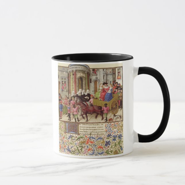 Ms 2617 Theseus makes a triumphal entry into Athen Mug (Right)