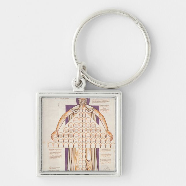 Ms 354 fol.256v Tree of Consanguinity Key Ring (Front)