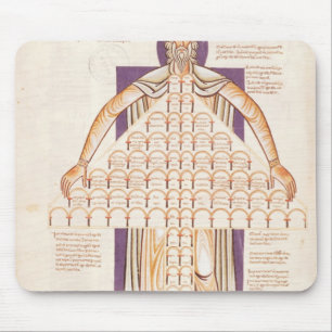 Ms 354 fol.256v Tree of Consanguinity Mouse Mat