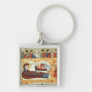 Ms 404 fol.1v The Nativity, from a Gospel Key Ring