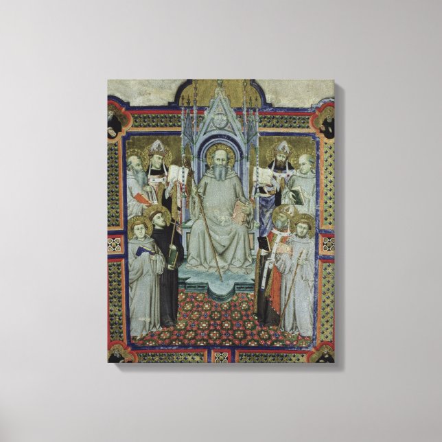 Ms 501 St. Benedict (vellum) Canvas Print (Front)