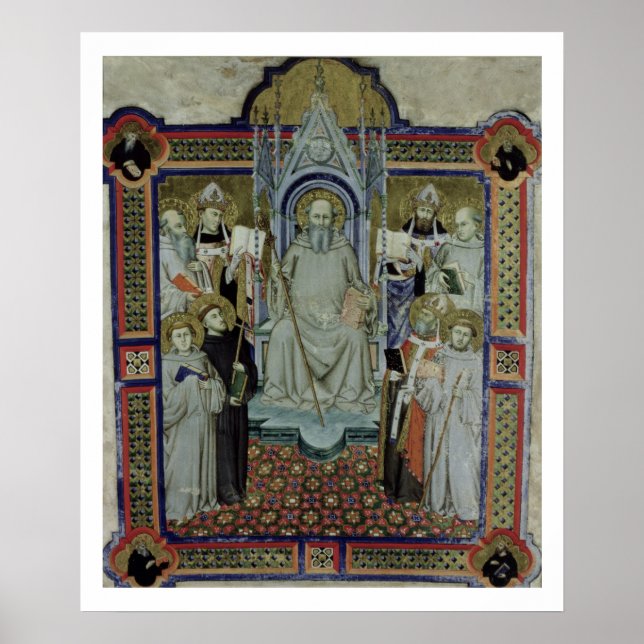 Ms 501 St. Benedict (vellum) Poster (Front)