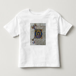 Ms 531 f.169v Historiated initial 'D' depicting Ki Toddler T-Shirt