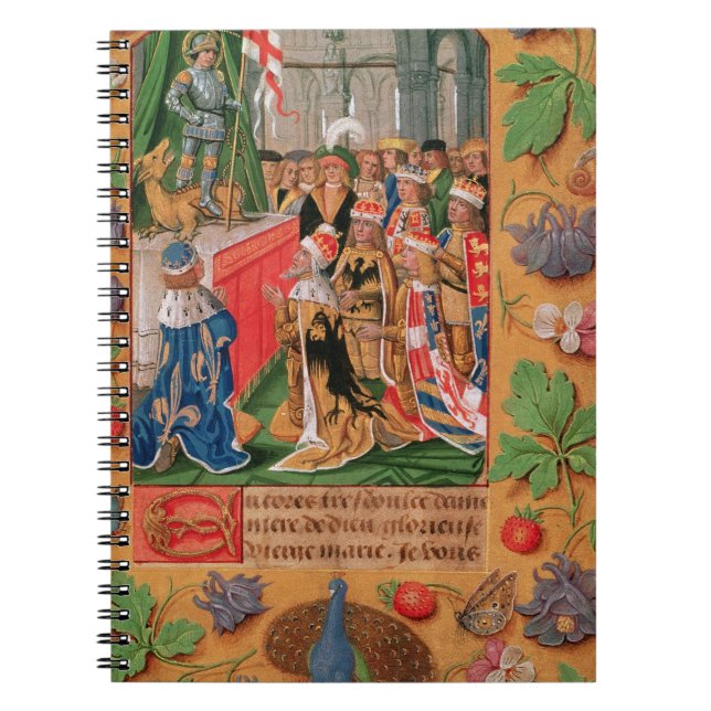 Ms Add 25698 f.3 Illuminated page from a Book of H (Front)