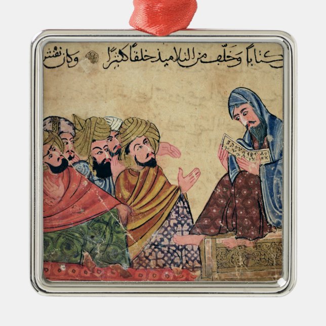 MS Ahmed III 3206 The Philosopher Metal Tree Decoration (Front)