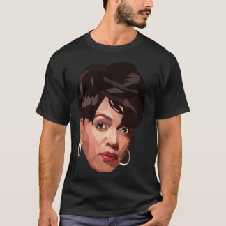 Ms Anita Baker low poly 2d art Classic T-Shirt