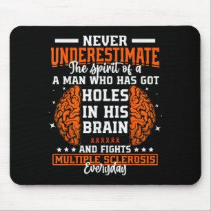 Ms Awareness Funny Multiple Sclerosis Awareness Fu Mouse Mat