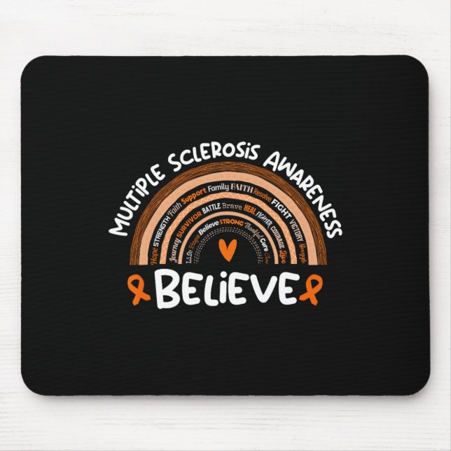 Ms Awareness Month Multiple Sclerosis  Mouse Mat (Front)