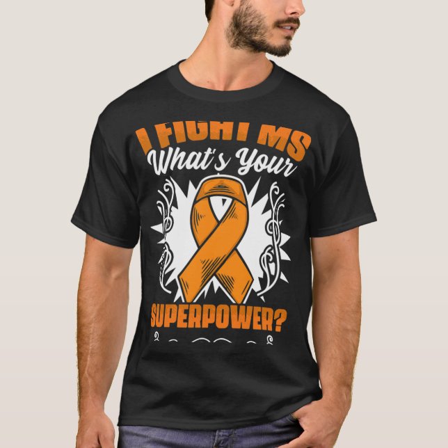 Ms Awareness Multiple Sclerosis Survivor  T-Shirt (Front)