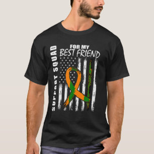 MS Best Friend Gifts Multiple Sclerosis Flag Suppo T-Shirt
