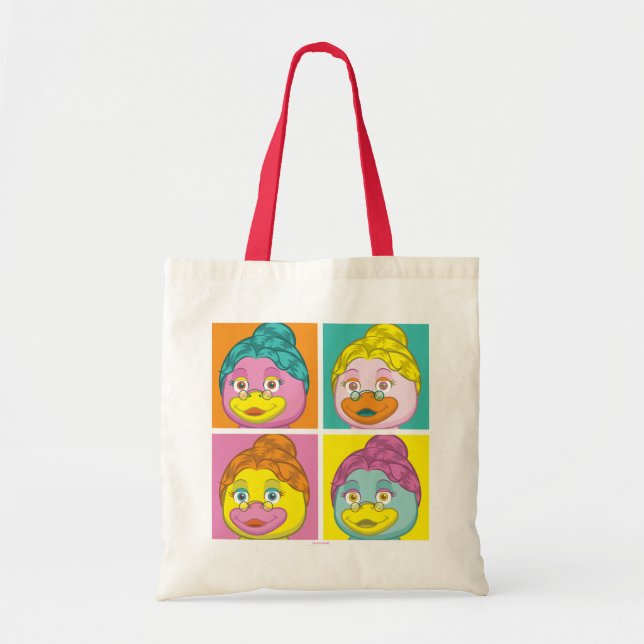 Ms. Birdy Pop Art Tote Bag (Front)