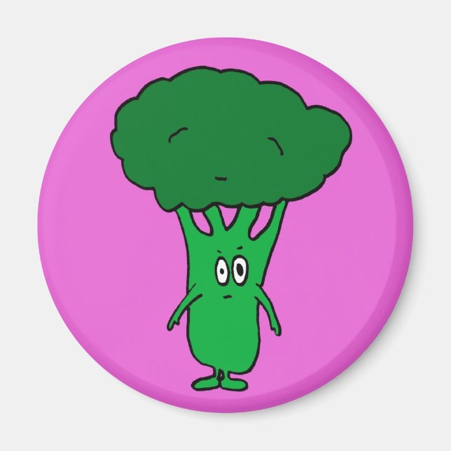 Ms. Broccoli Magnet (Front)