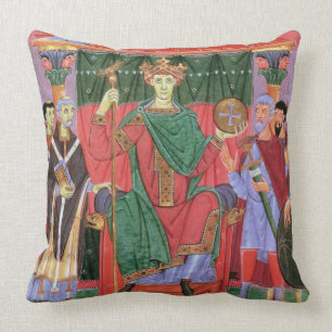 Ms Cim.4453 f.42r Holy Roman Emperor Otto III Enth Cushion