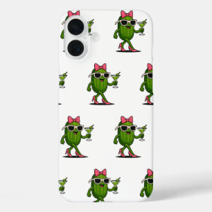 Ms. Cucumber Chic iPhone 16 Plus Case