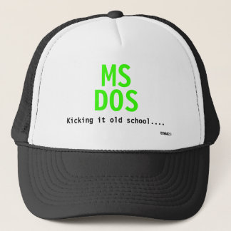 MS, DOS, Kicking it old school...., Iceman2.0 Trucker Hat
