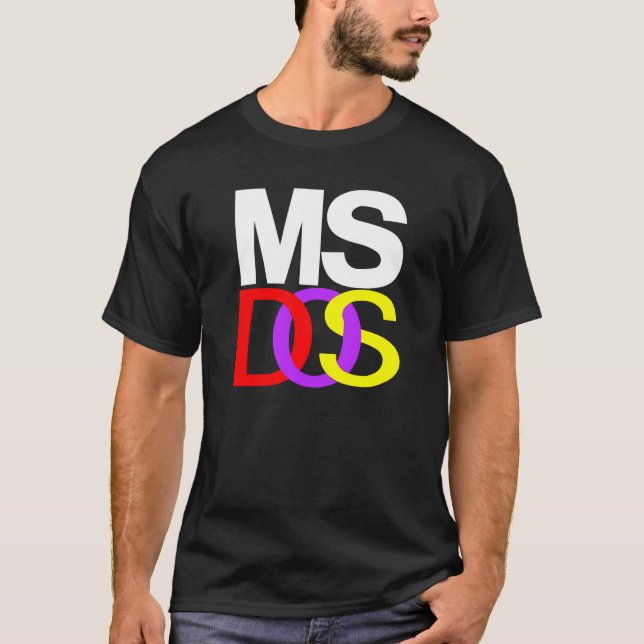 MS DOS T-Shirt (Front)