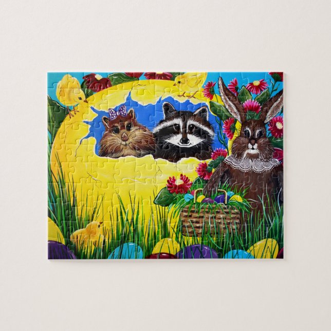 "Ms. Elizabeth's Easter World Jigsaw Puzzle (Horizontal)