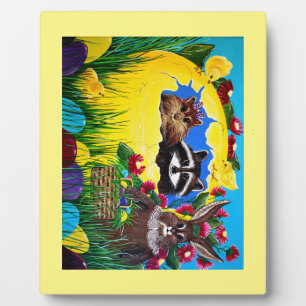 "Ms. Elizabeth's Easter World Plaque