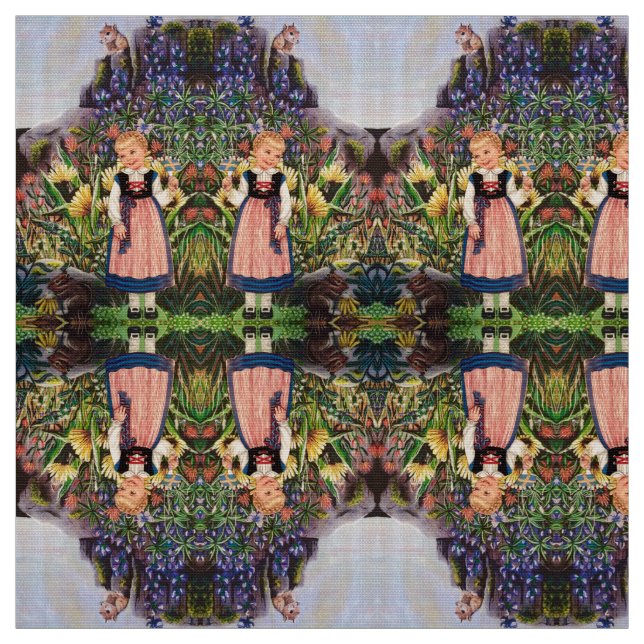 "Ms. Elizabeth's" Little Dutch Girl Fabric (Swatch)