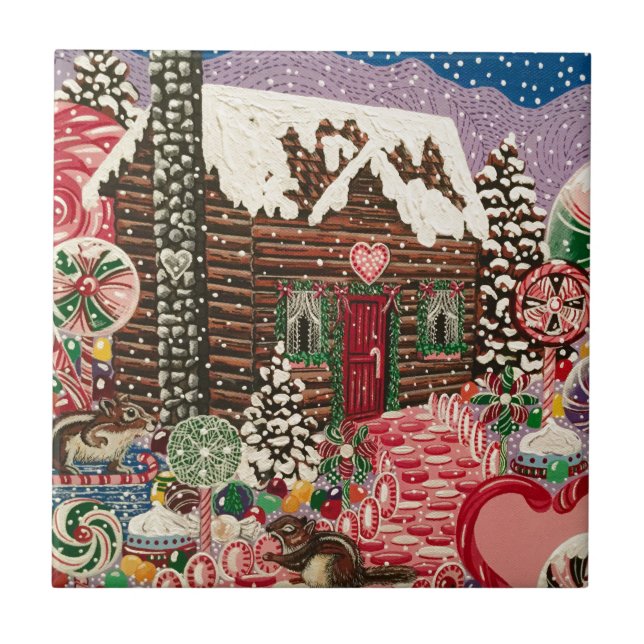 Ms. Elizabeth's Peppermint World Tile (Front)