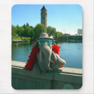 Ms Ella at the park Mouse Mat