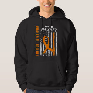 MS Family Fight Aunt Multiple Sclerosis American F Hoodie