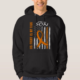 MS Family Fight Son Multiple Sclerosis American Fl Hoodie