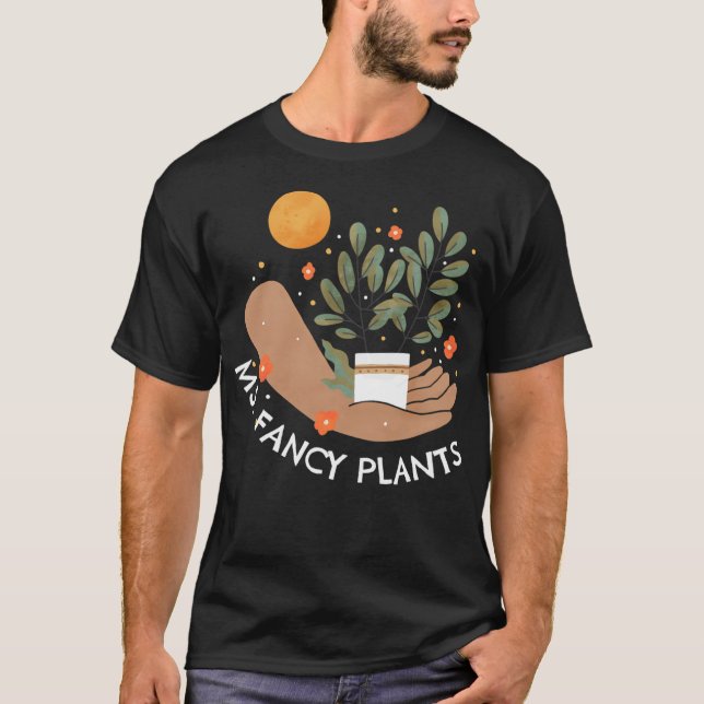 Ms. Fancy Plants - Witty Design For Plant Lovers T-Shirt (Front)