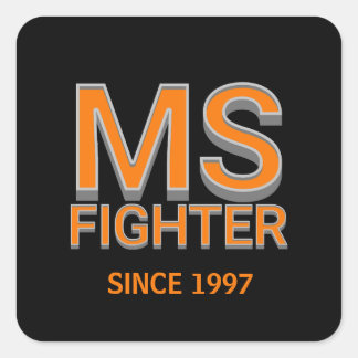 MS Fighter Square Sticker