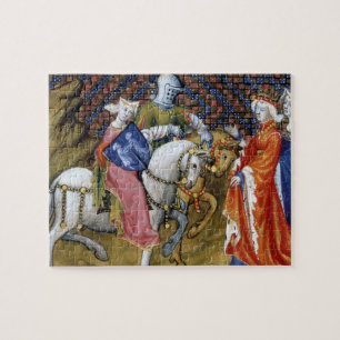 Ms Fr. 120 The Lady of the Lake Meeting Guinevere, Jigsaw Puzzle