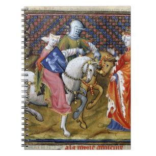 Ms Fr. 120 The Lady of the Lake Meeting Guinevere, Notebook