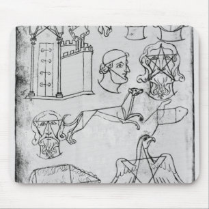 Ms Fr 19093 fol.18v Various drawings Mouse Mat