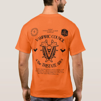 MS Fun Run Sponsored by the Vampiric Council T-Shi T-Shirt