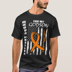 MS Godson Multiple Sclerosis Awareness Flag Godpar T-Shirt