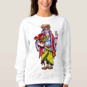 Ms Hippie Santa Sweatshirt