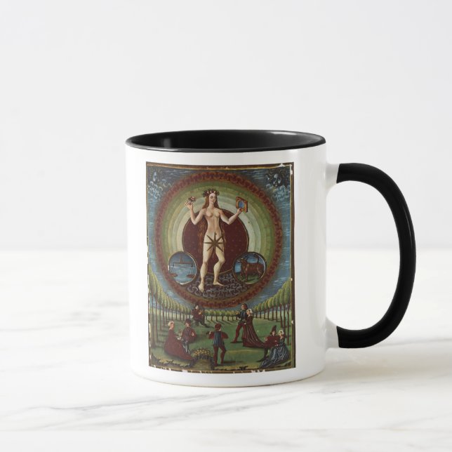 Ms Lat. 209 f.9v Venus, from 'De Sphaera', c.1470 Mug (Right)