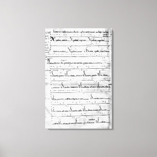 Ms.Latin Christus Vincit Canvas Print