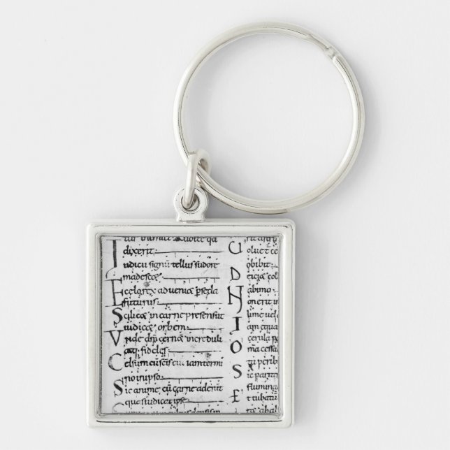 Ms. Latin Lectionary Key Ring (Front)
