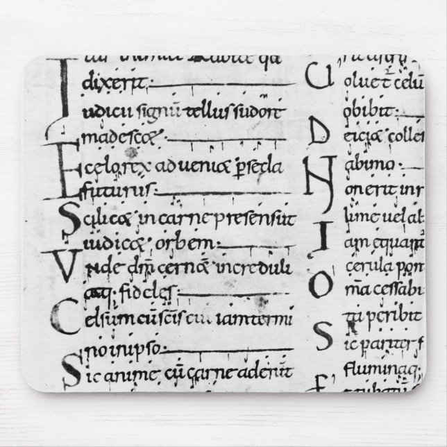 Ms. Latin Lectionary Mouse Mat (Front)