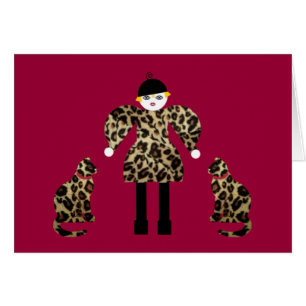 Ms. Martzkin A La Mode Card © 2012 M. Martz
