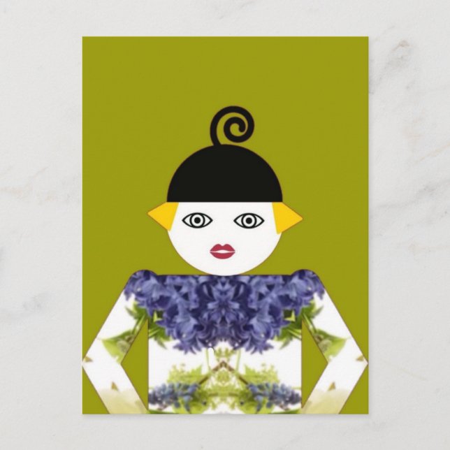 Ms. Martzkin Blooming Postcard © 2012 M. Martz (Front)