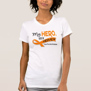 MS Multiple Sclerosis MY HERO MY NEPHEW 42 T-Shirt